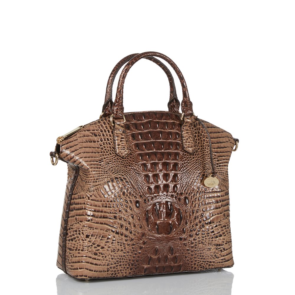 Brahmin | Women's Large Duxbury Satchel Mocha Ombre Melbourne