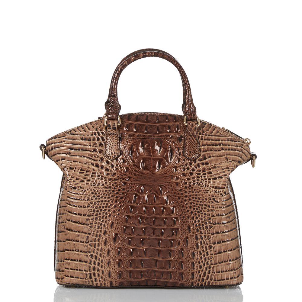 Brahmin | Women's Large Duxbury Satchel Mocha Ombre Melbourne