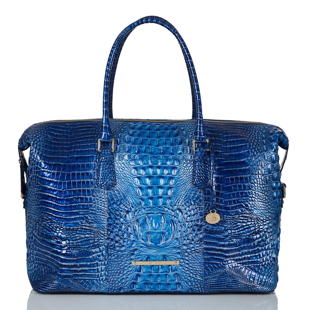 Brahmin | Women's Duxbury Weekender Vista Blue Ombre Melbourne