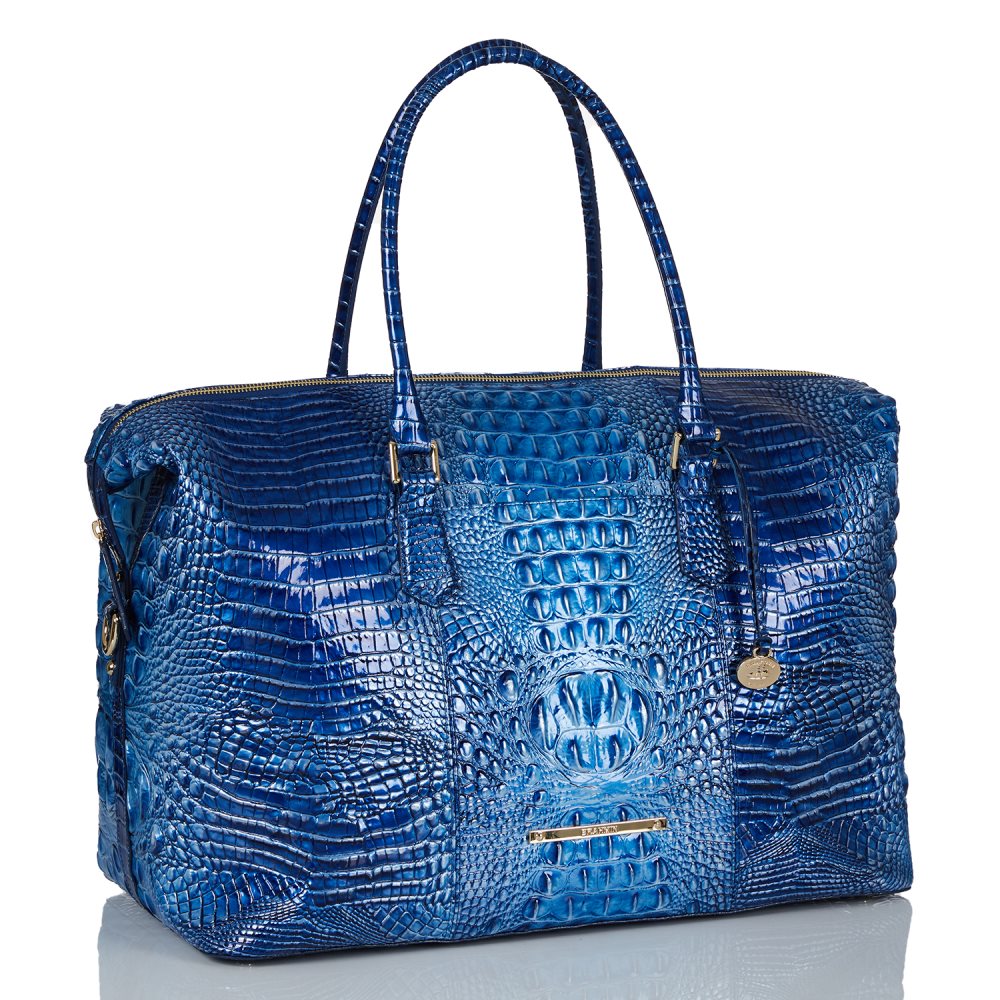 Brahmin | Women's Duxbury Weekender Vista Blue Ombre Melbourne