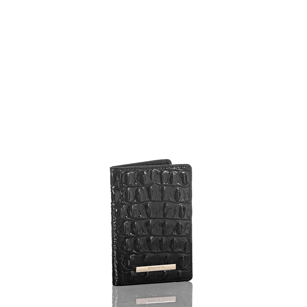 Brahmin | Women's Passport Wallet Black Melbourne