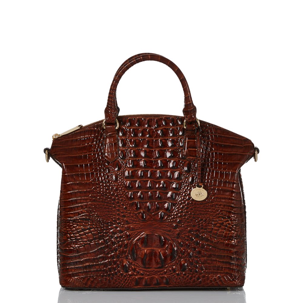 Brahmin | Women's Large Duxbury Satchel Pecan Melbourne