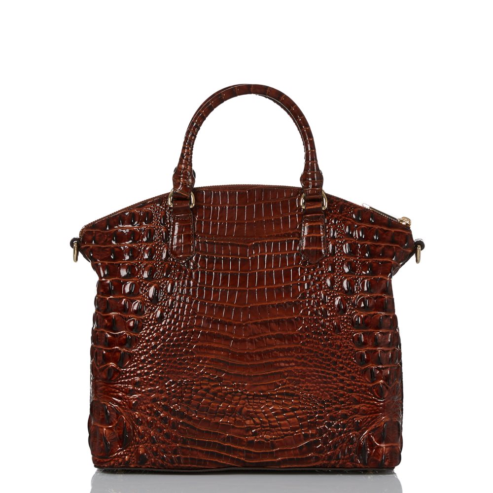 Brahmin | Women's Large Duxbury Satchel Pecan Melbourne