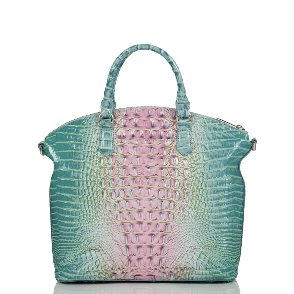 Brahmin | Women's Large Duxbury Satchel Cotton Candy Ombre Melbourne