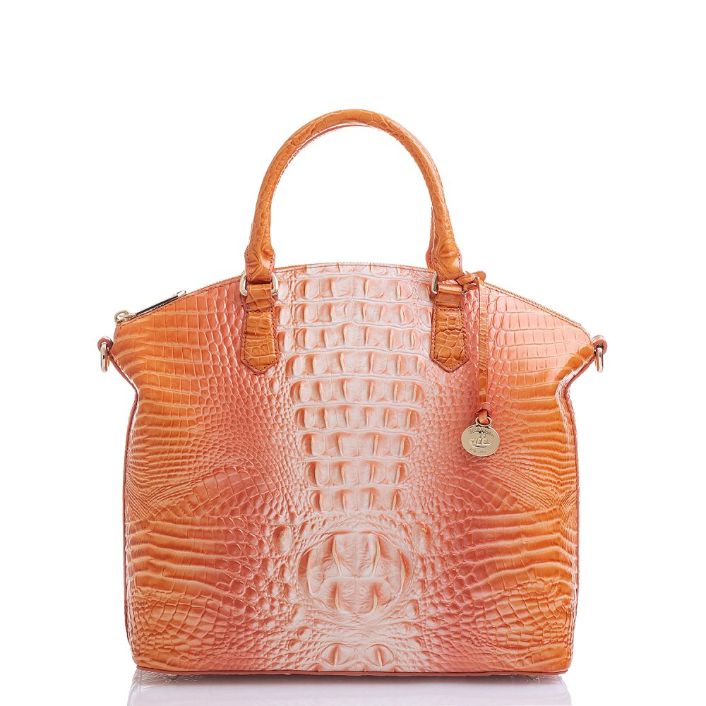 Brahmin | Women's Large Duxbury Satchel Sherbert Ombre Melbourne