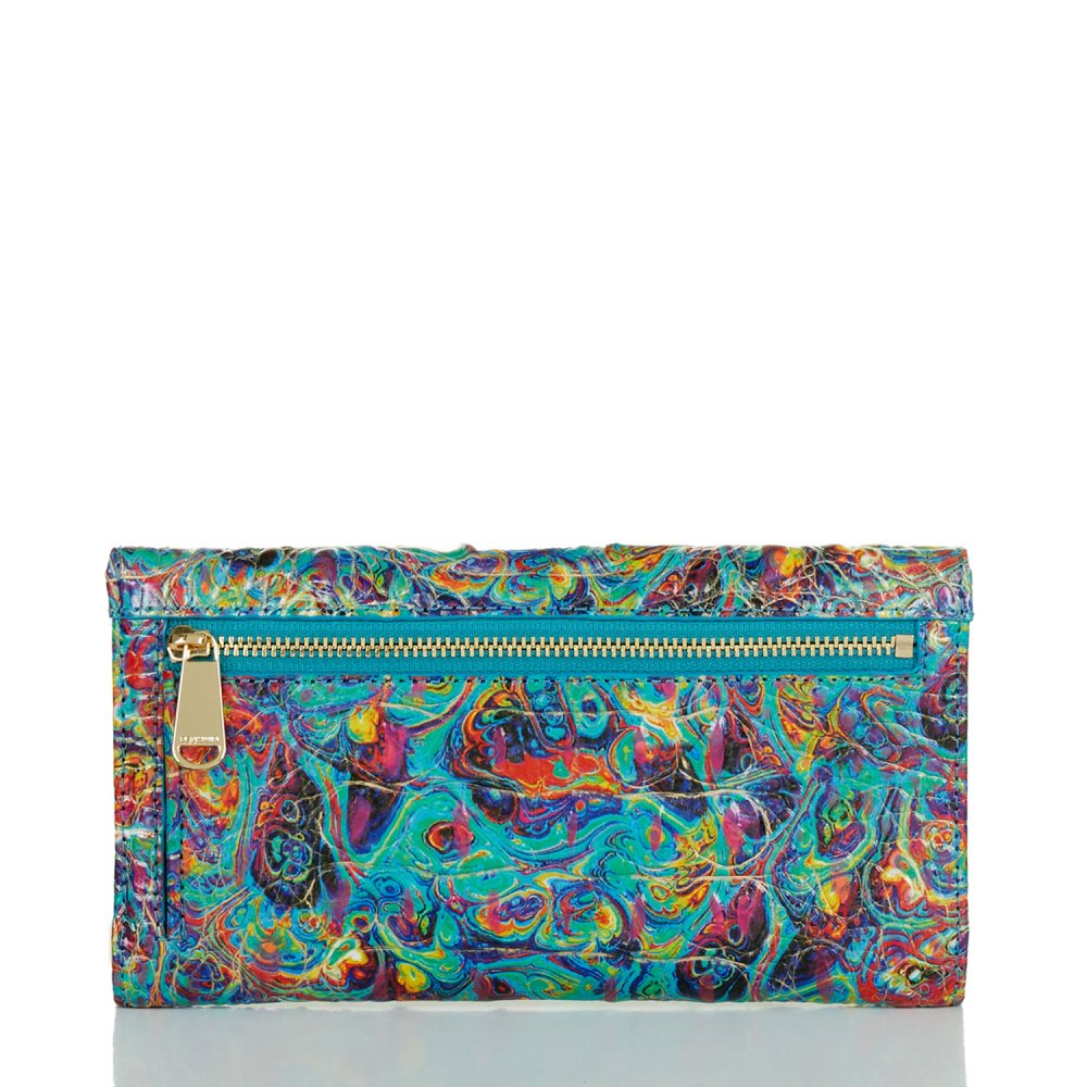 Brahmin | Women's Cordelia Wallet Blue Ammolite Melbourne