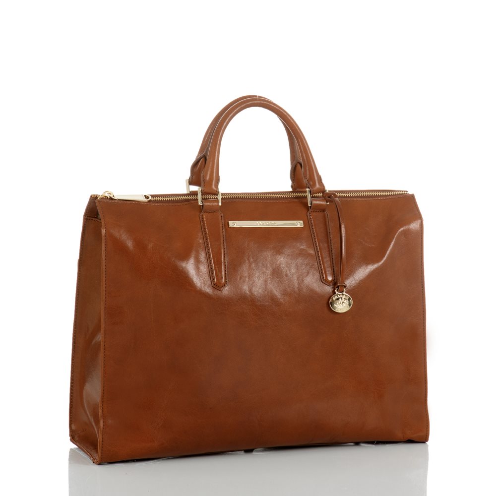 Brahmin | Women's Business Tote Whiskey Topsail