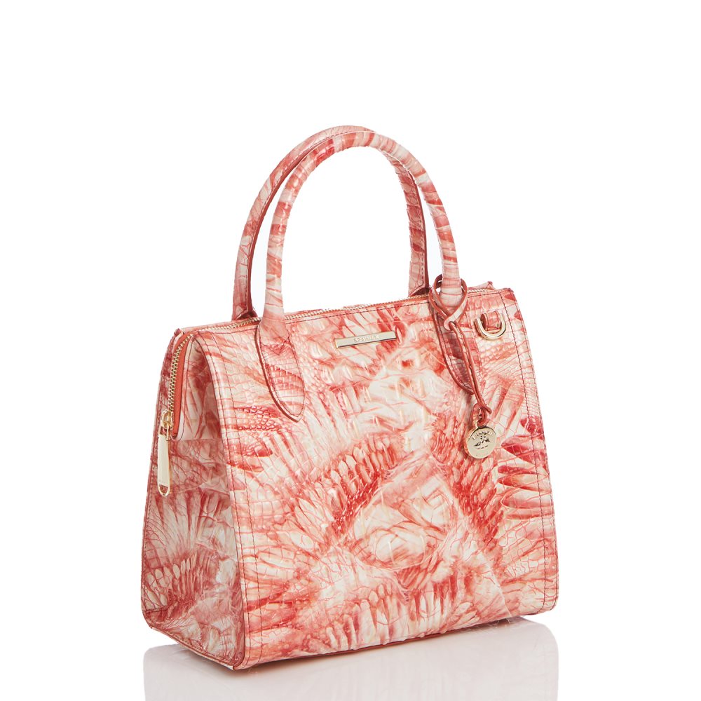 Brahmin | Women's Small Caroline Pink Flamingo Melbourne