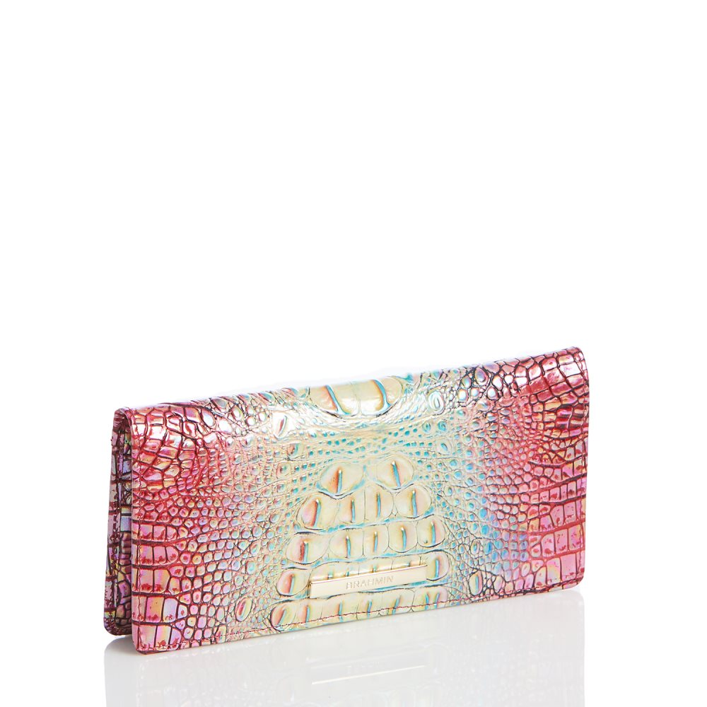 Brahmin | Women's Ady Wallet Dragonfruit Ombre Mini Melbourne