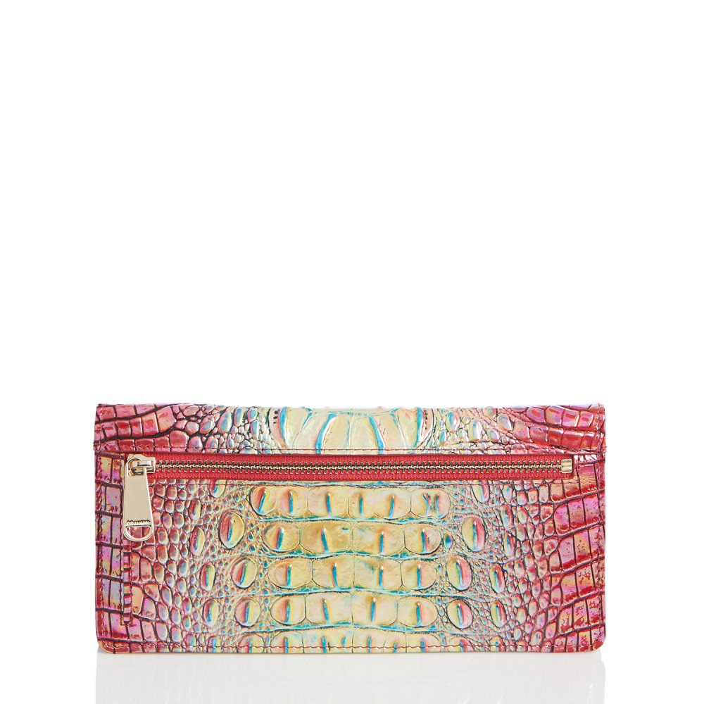 Brahmin | Women's Ady Wallet Dragonfruit Ombre Mini Melbourne