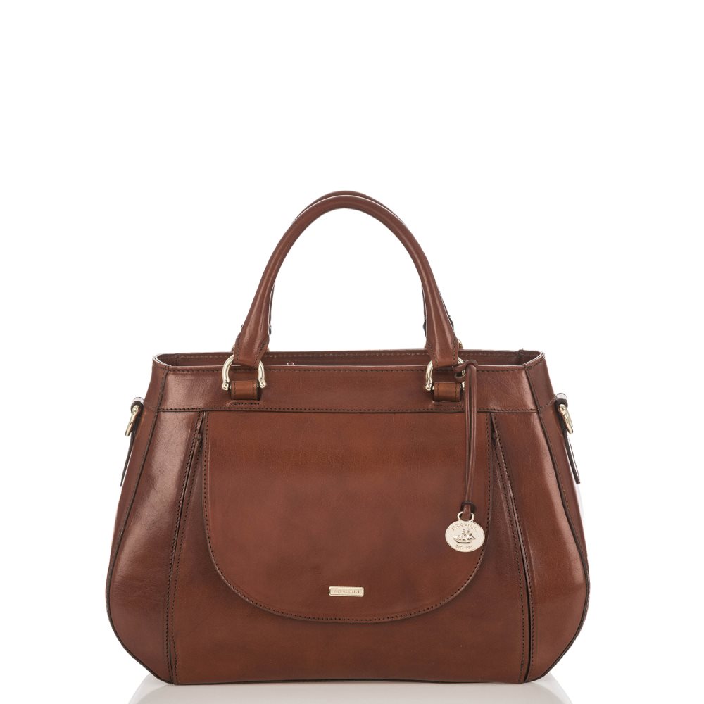 Brahmin | Women's Raelynn Cognac Topsail - Click Image to Close