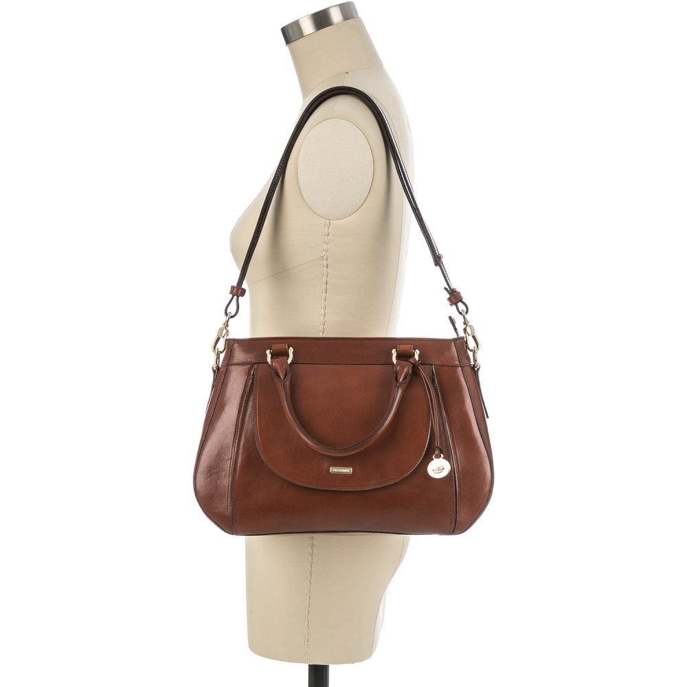 Brahmin | Women's Raelynn Cognac Topsail