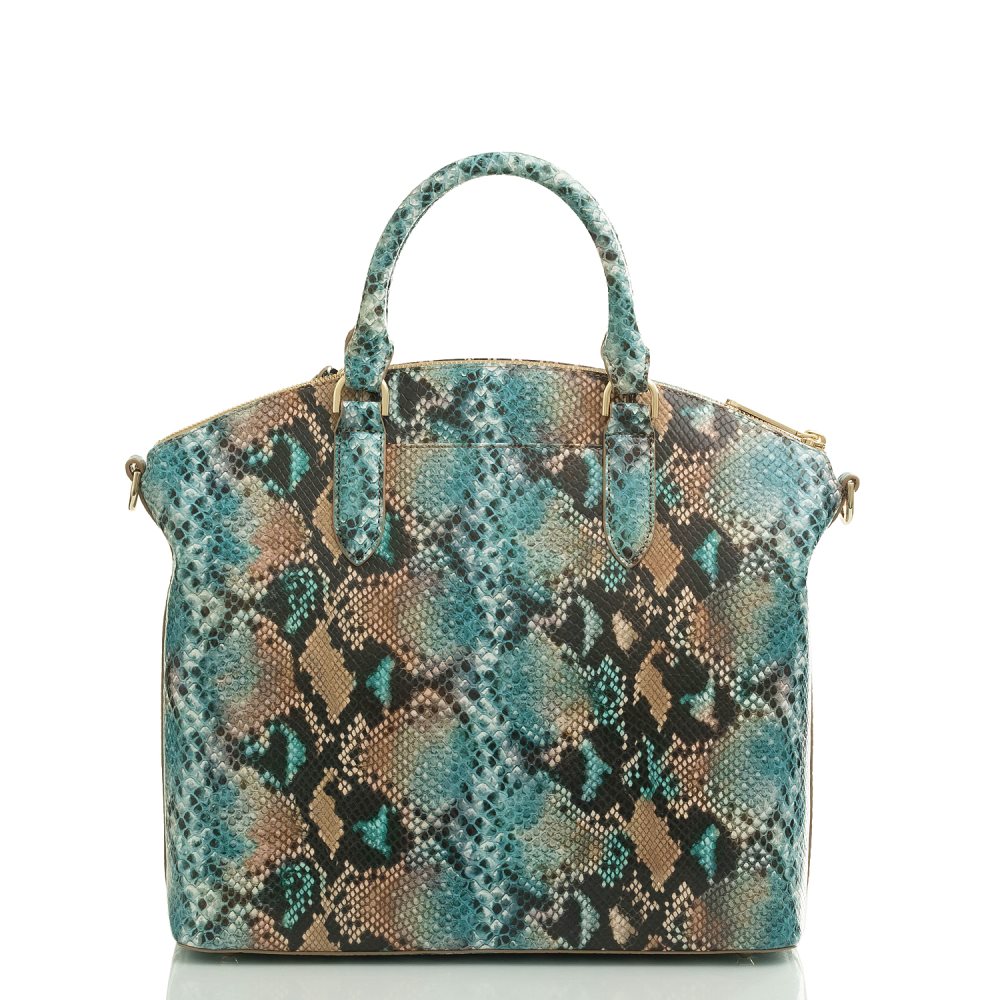 Brahmin | Women's Large Duxbury Satchel Ocean Lilyana