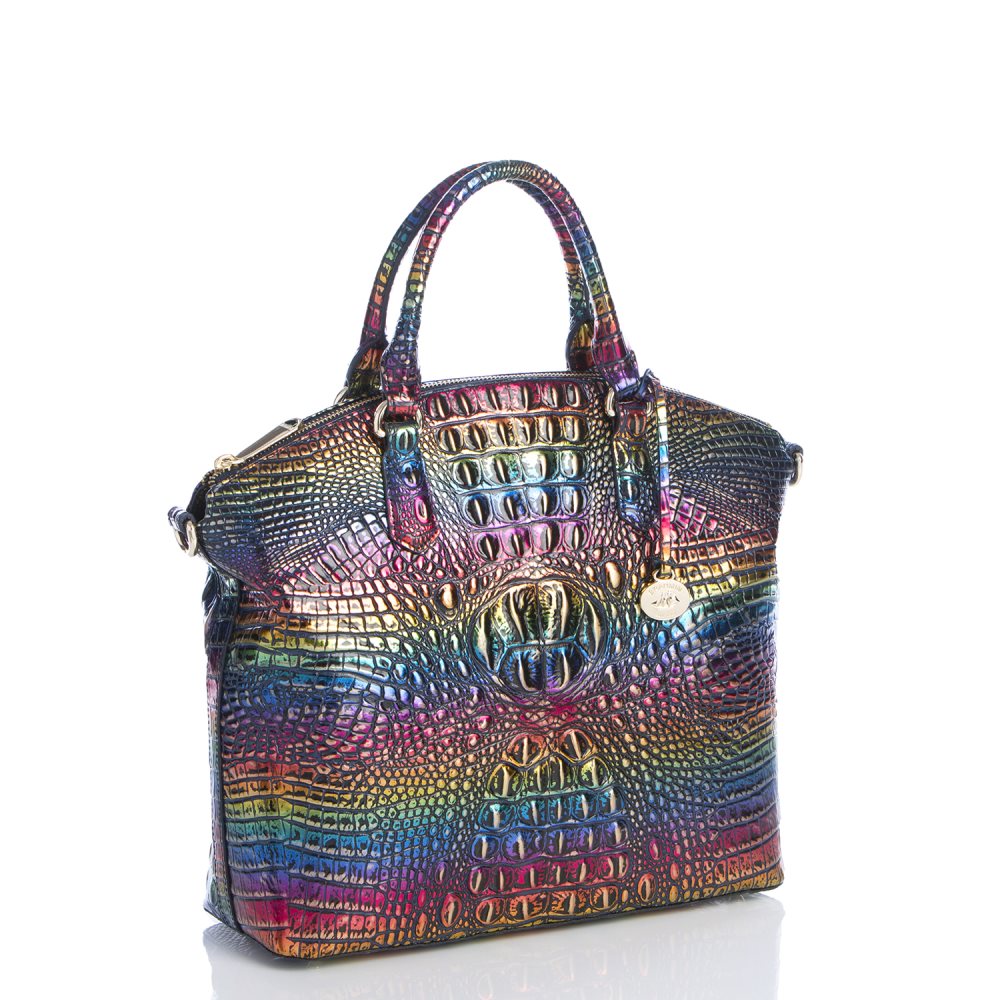 Brahmin | Women's Large Duxbury Satchel Technicolor Melbourne