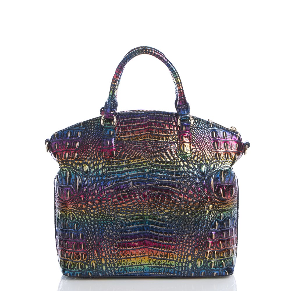 Brahmin | Women's Large Duxbury Satchel Technicolor Melbourne