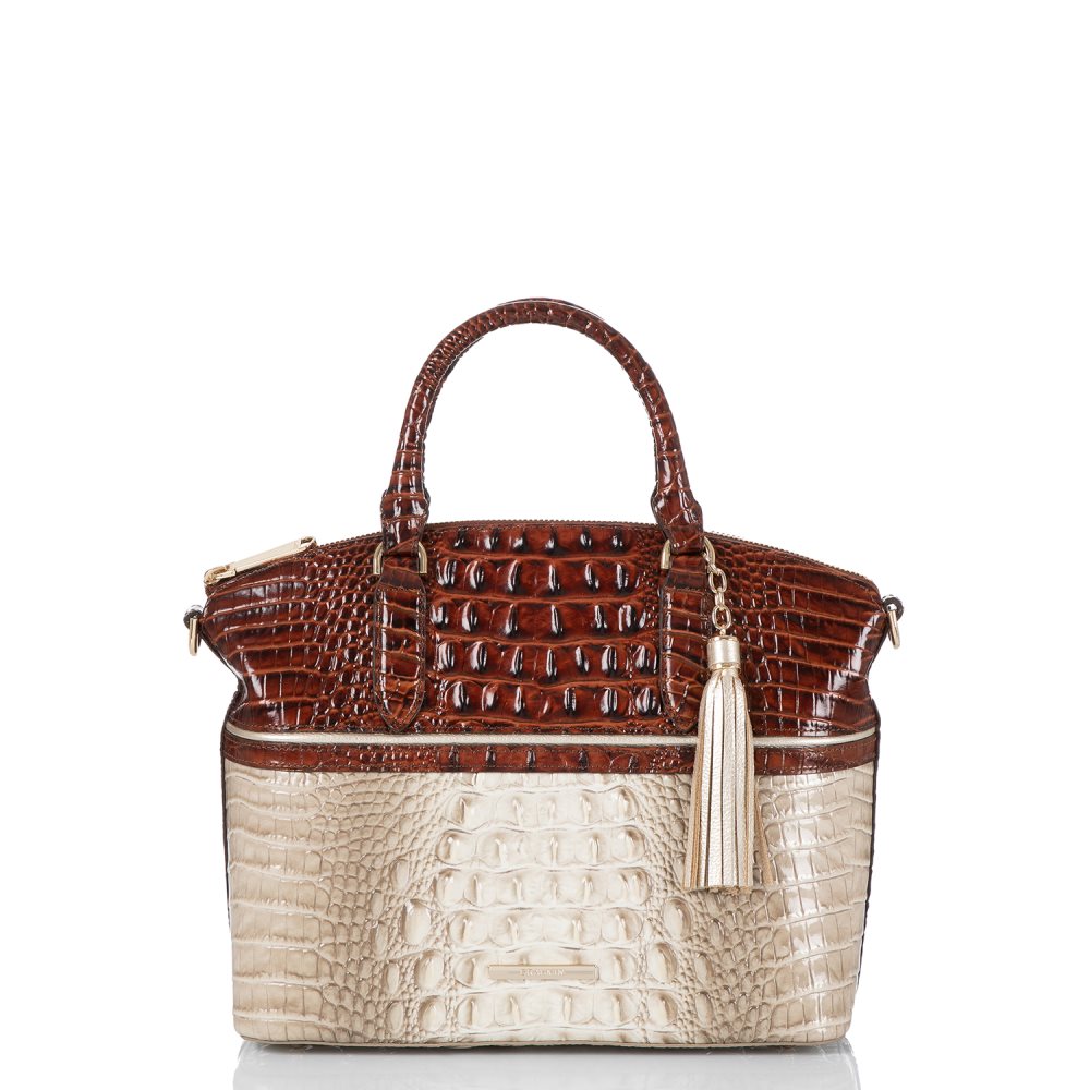 Brahmin | Women's Duxbury Satchel Clay Caye - Click Image to Close