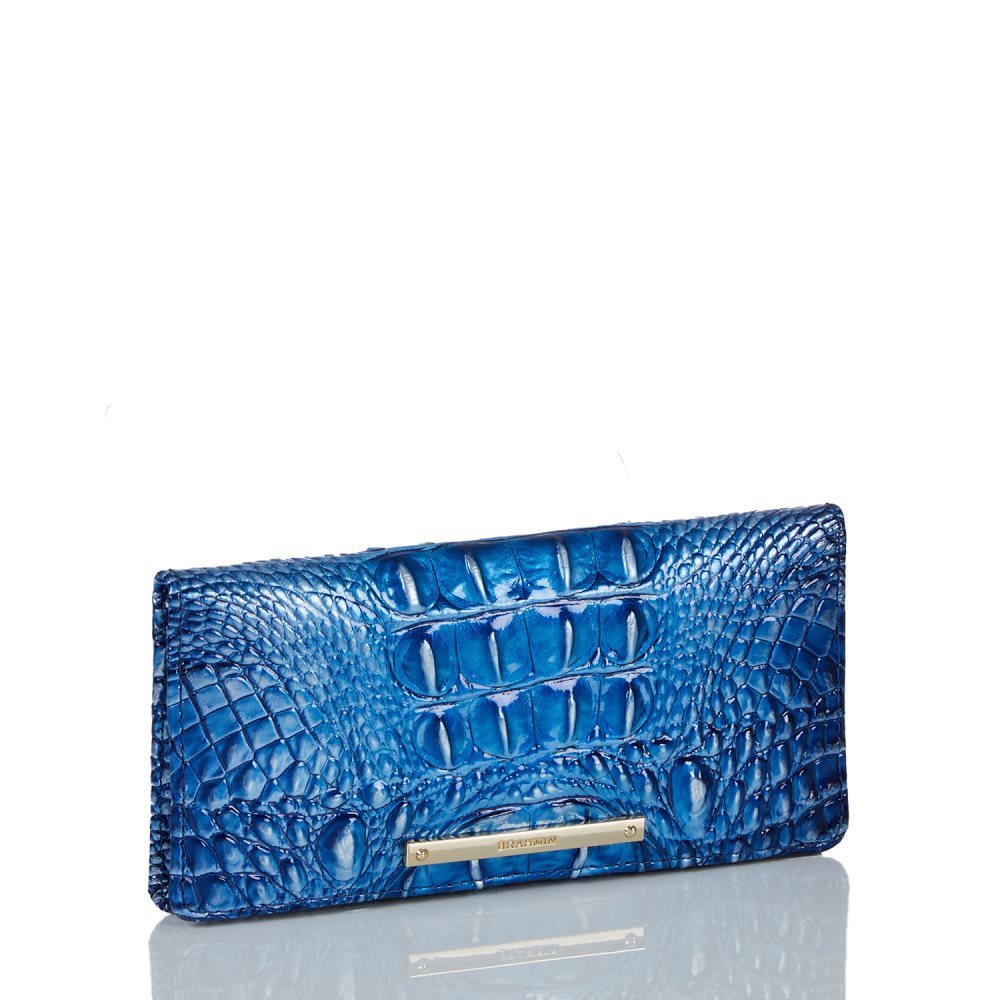 Brahmin | Women's Ady Wallet Vista Blue Ombre Melbourne