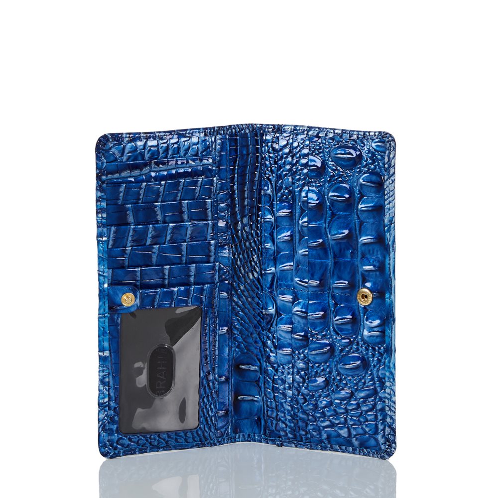 Brahmin | Women's Ady Wallet Vista Blue Ombre Melbourne