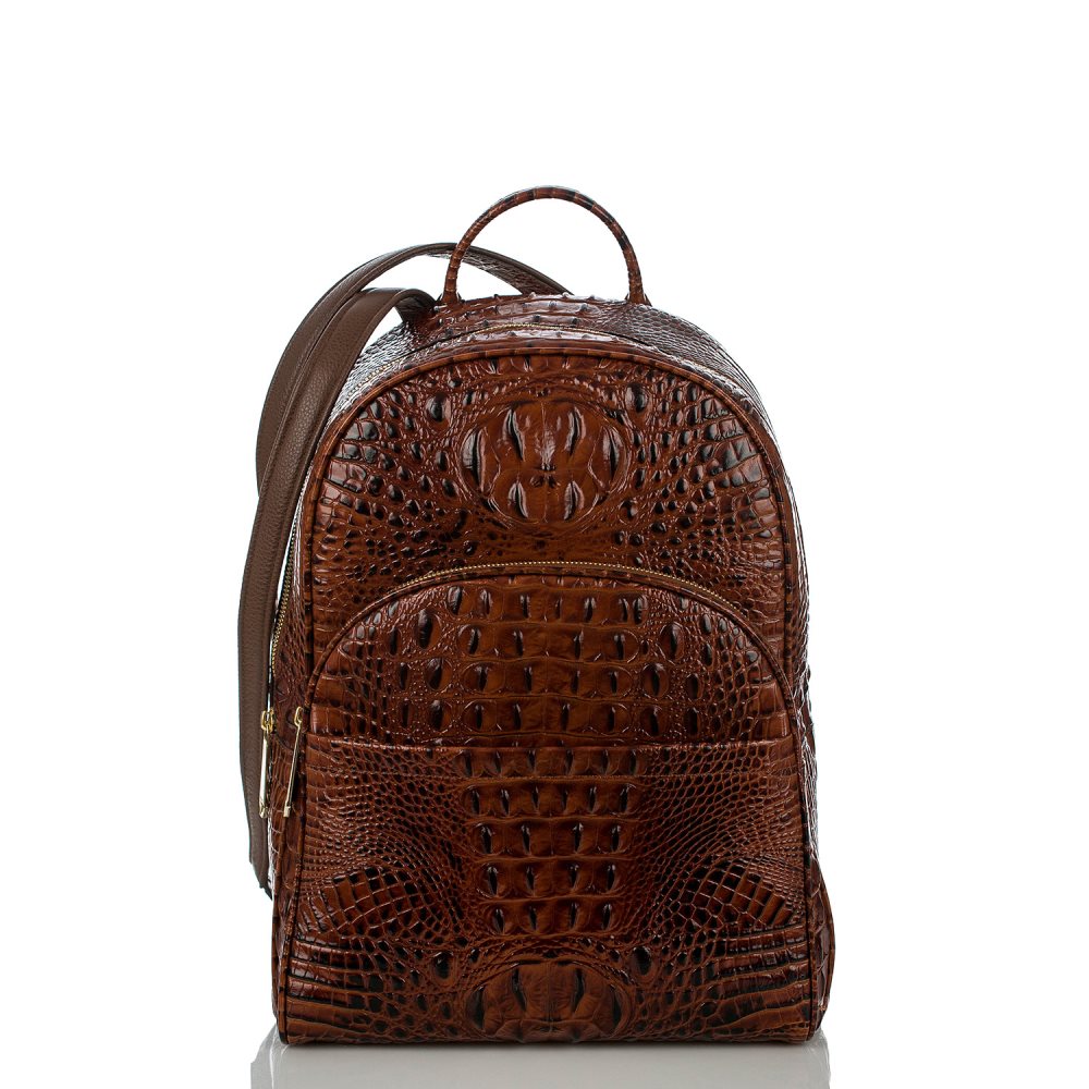 Brahmin | Women's Dartmouth Backpack | Brown Leather Backpack