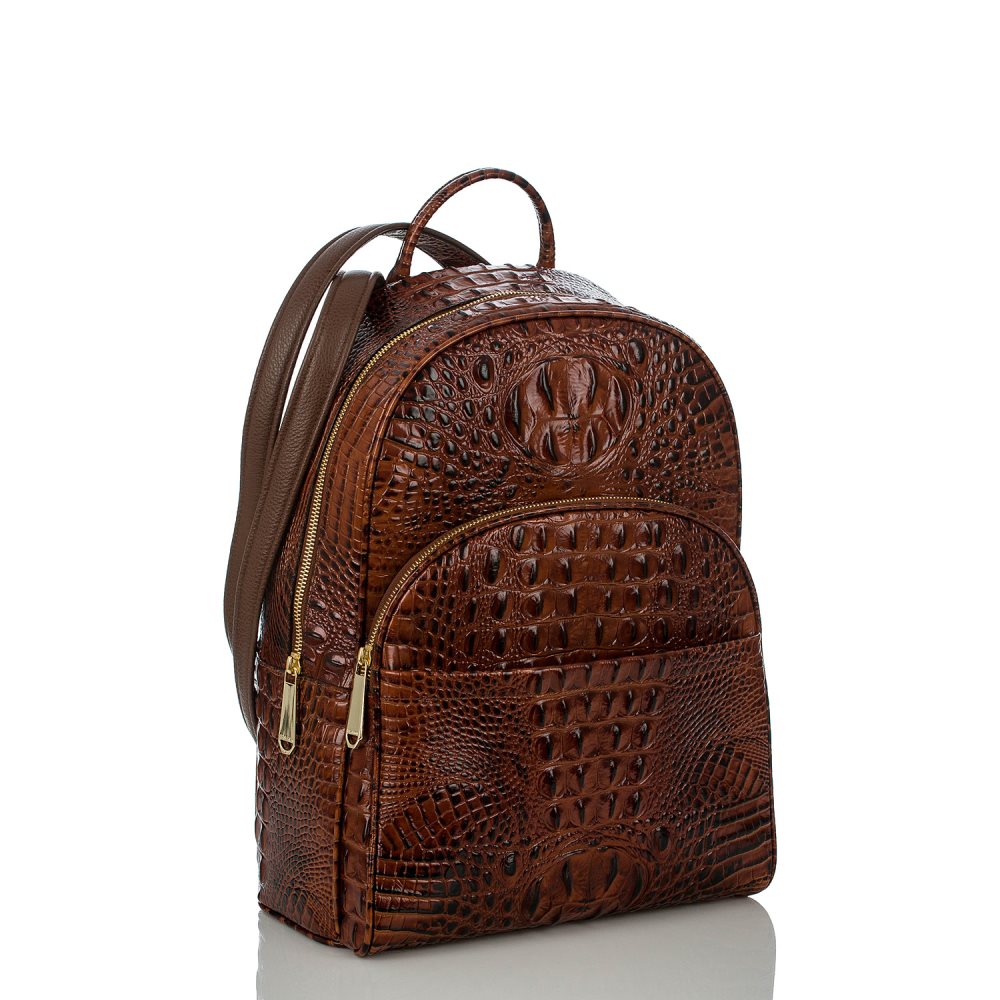 Brahmin | Women's Dartmouth Backpack | Brown Leather Backpack