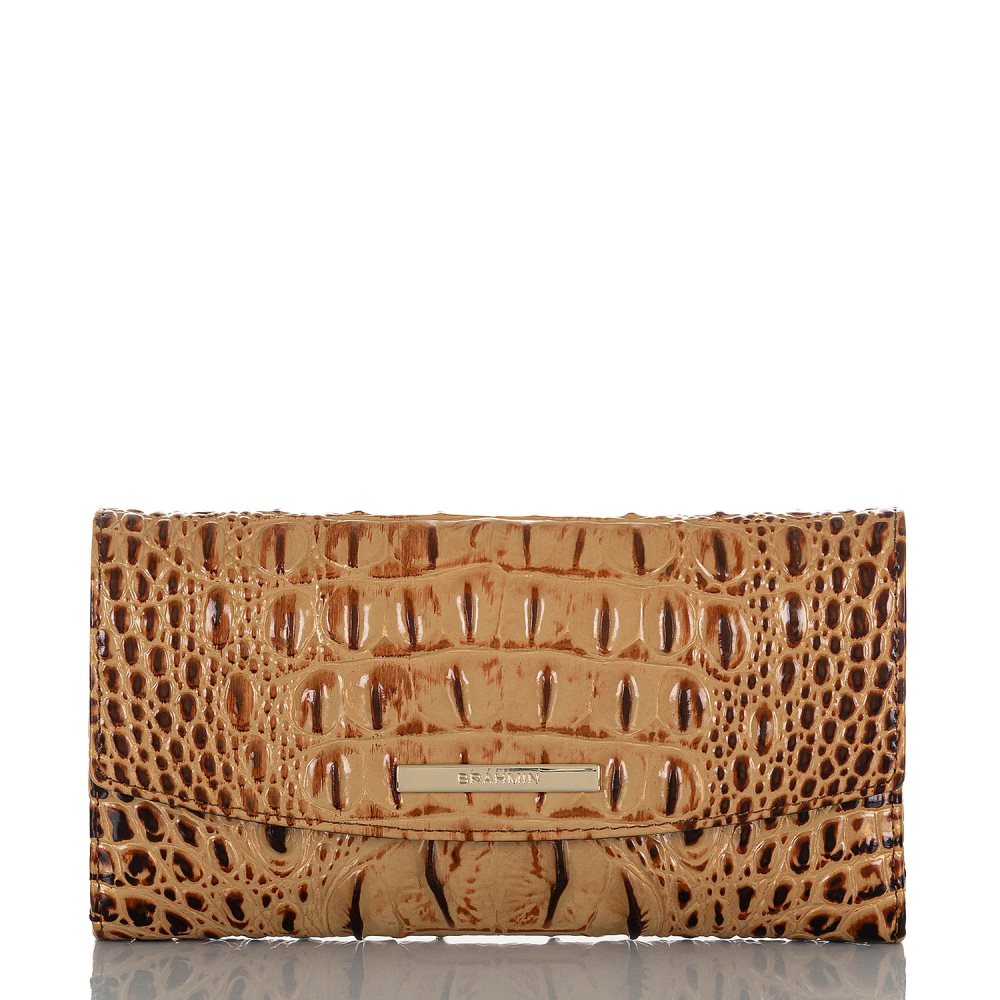 Brahmin | Women's Modern Checkbook Wallet Toasted Melbourne