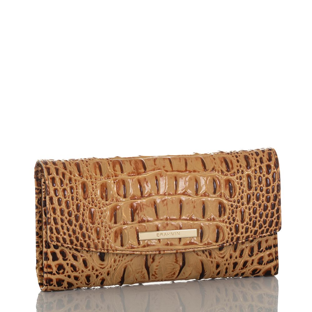 Brahmin | Women's Modern Checkbook Wallet Toasted Melbourne