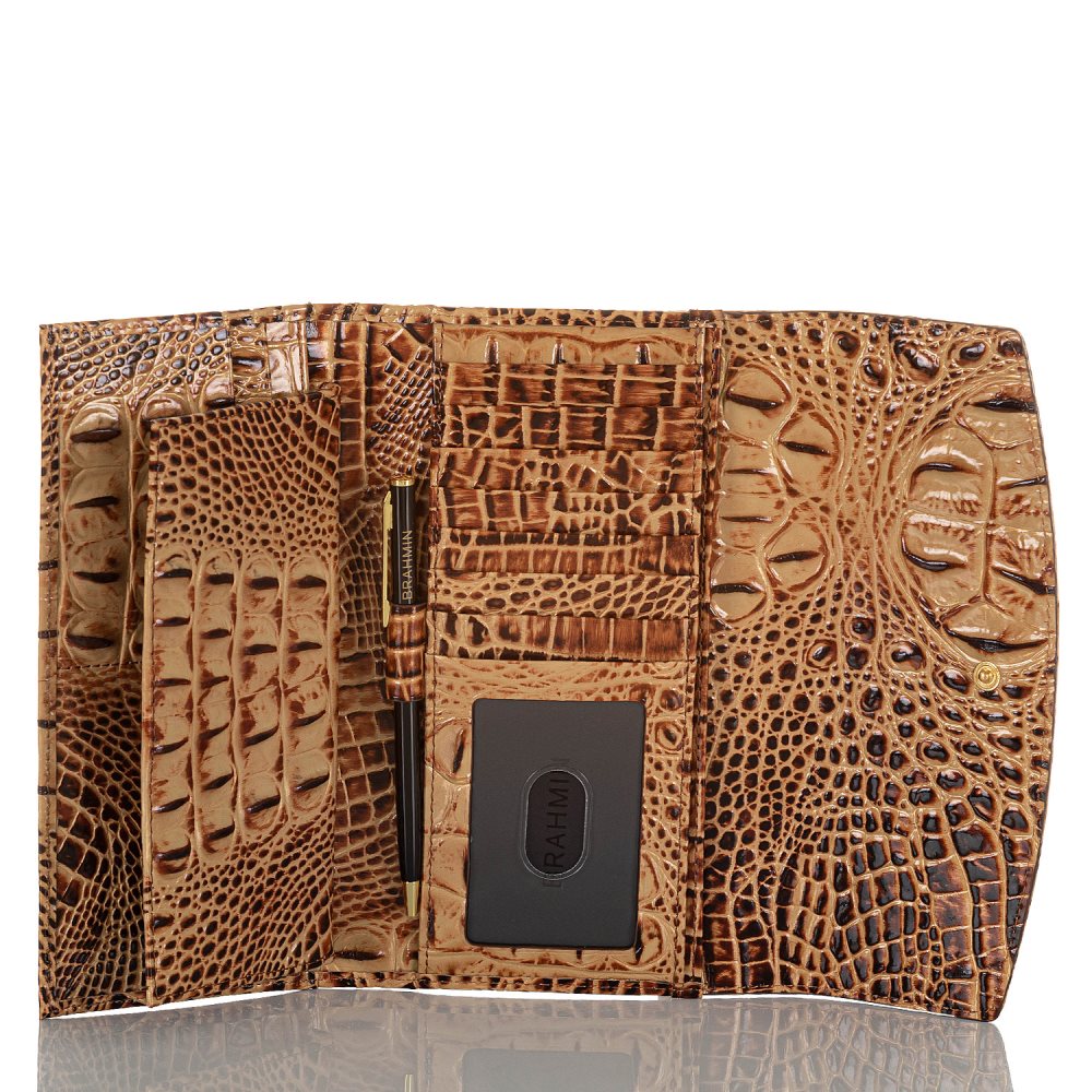 Brahmin | Women's Modern Checkbook Wallet Toasted Melbourne