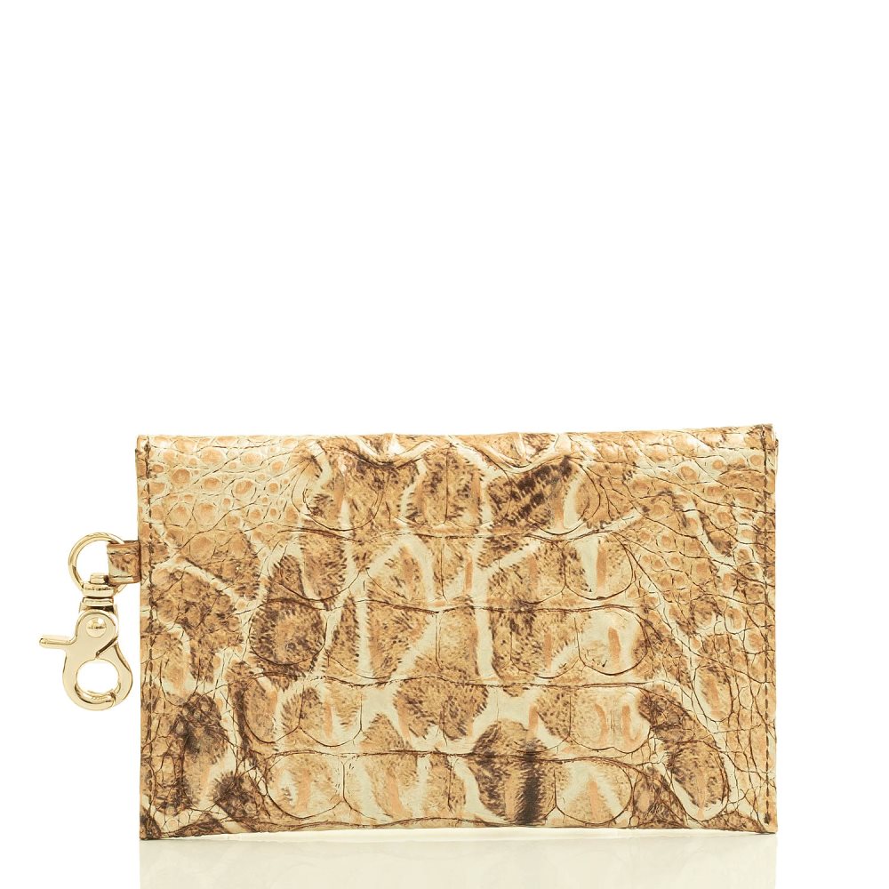 Brahmin | Women's Mini Envelope Case Camel Safari Melbourne