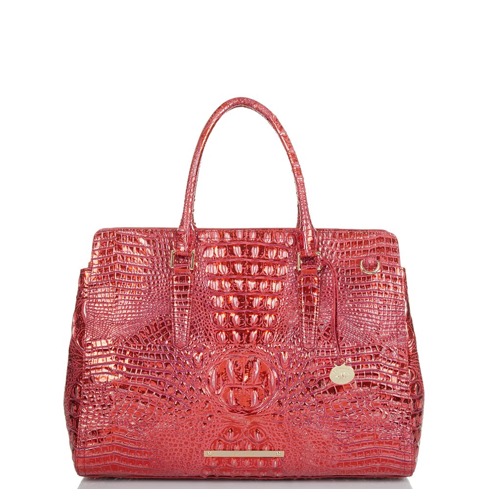 Brahmin | Women's Finley Carryall Red Dragon Melbourne