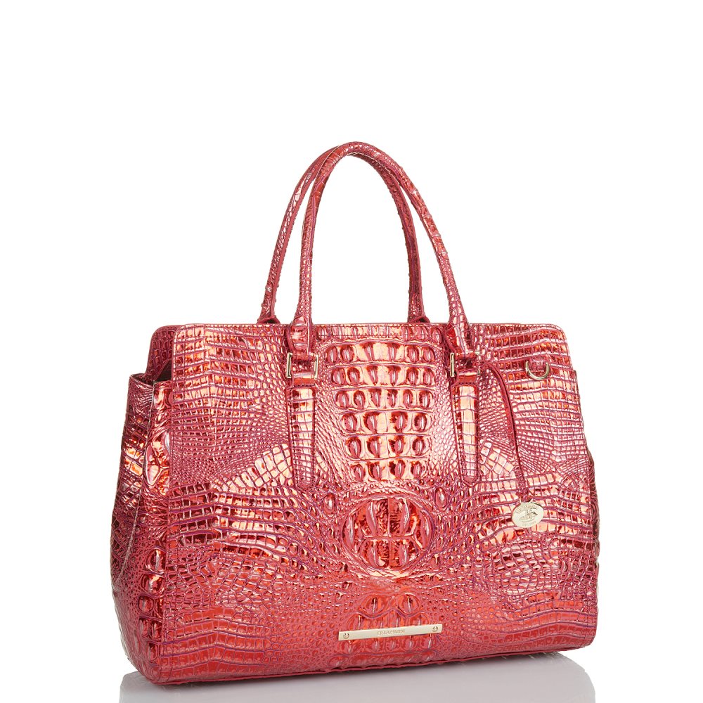 Brahmin | Women's Finley Carryall Red Dragon Melbourne