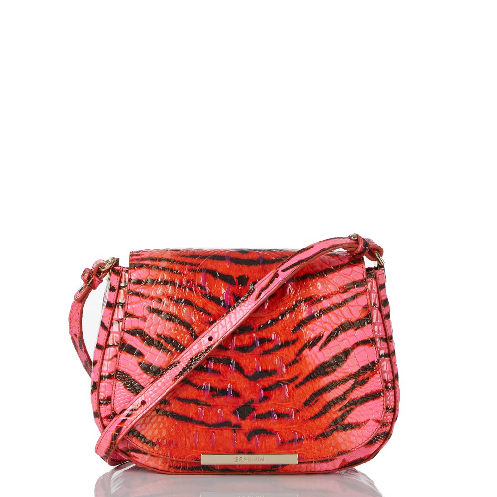 Brahmin | Women's Small Nadine Pink Feline Ombre Melbourne