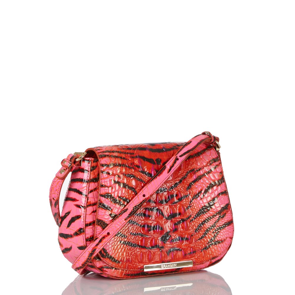 Brahmin | Women's Small Nadine Pink Feline Ombre Melbourne