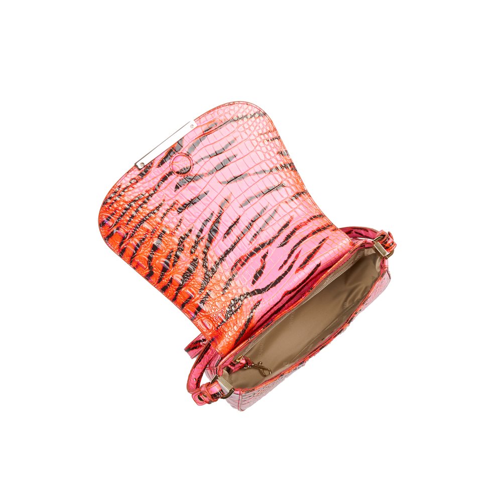 Brahmin | Women's Small Nadine Pink Feline Ombre Melbourne