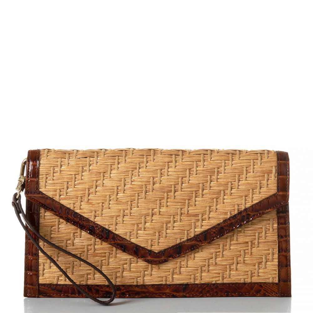 Brahmin | Women's Kaia Clutch Pecan Chatham